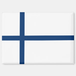 Drapeau national de la Finlande Aimant rectangle