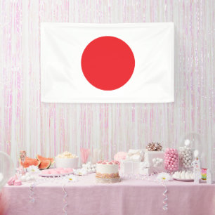 Drapeau national du Japon - Bannière murale rectan