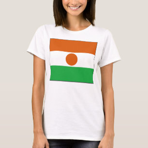 Drapeau Niger x Carte T-shirt