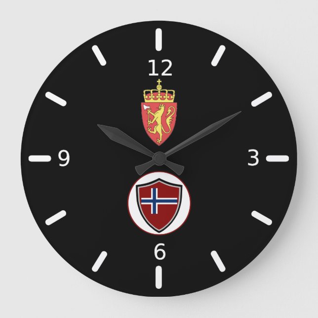 Drapeau norvégien grande horloge (Recto)