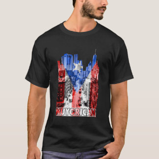 Drapeau Nuyoricain Du Tshirt Porto Rico