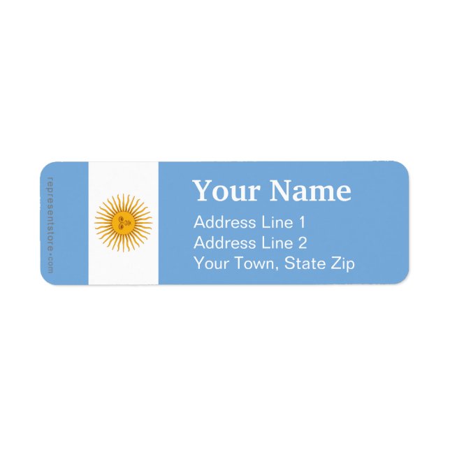 Drapeau ordinaire de l'Argentine (Devant)