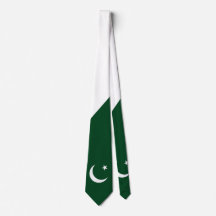 Drapeau pakistanais fête de l'indépendance Cravate