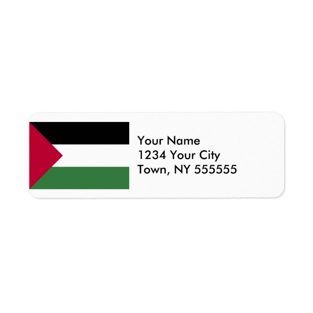 Drapeau palestinien (Devant)