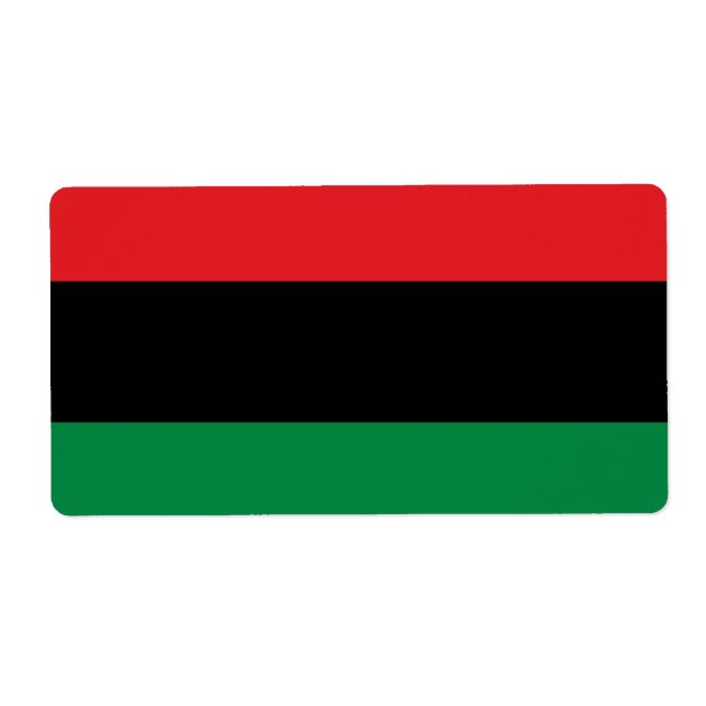 Drapeau panafricain UNIA (Devant)
