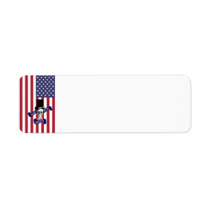 Drapeau patriotique américain