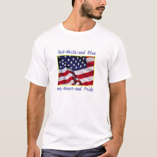 Drapeau patriotique américain T-shirt