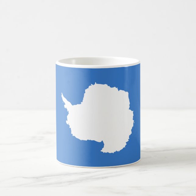 Drapeau patriotique Antarctique Café Mug (Centre)