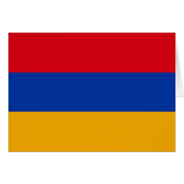 Drapeau patriotique arménien (Devant horizontal)