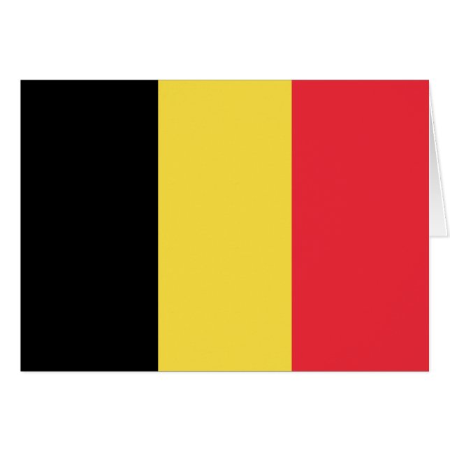 Drapeau patriotique belge (Devant horizontal)
