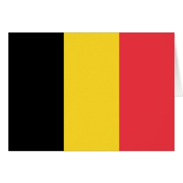 Drapeau patriotique belge (Devant horizontal)