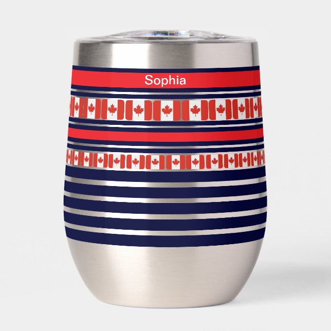 Drapeau patriotique canadien personnalisé (Avant)