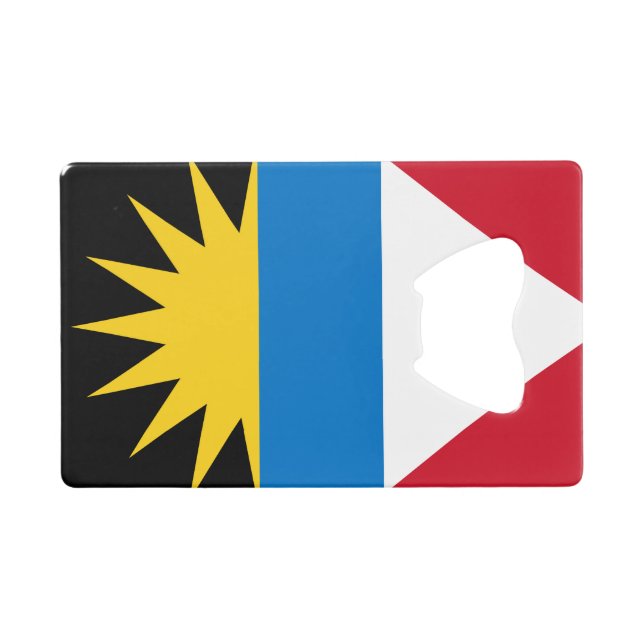 Drapeau patriotique d'Antigua-et-Barbuda (Devant (Horizontal))
