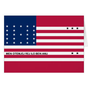 Drapeau patriotique de l'atoll de Bikini