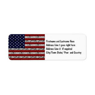 Drapeau patriotique des Etats-Unis d'Américain de