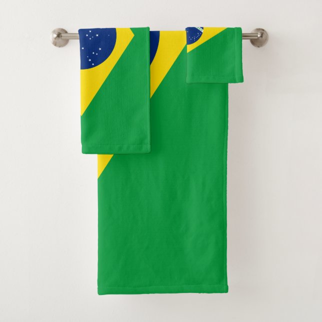 Drapeau patriotique du Brésil (En situation)