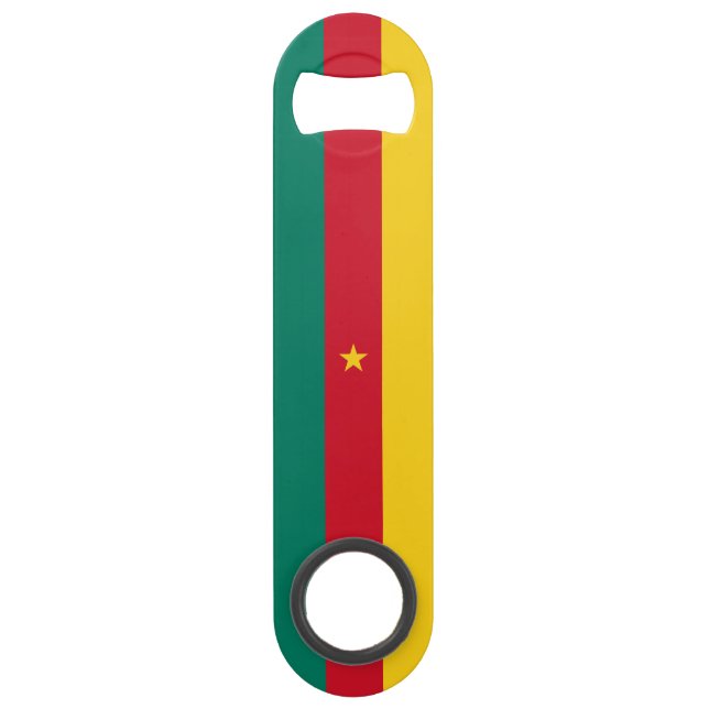 Drapeau patriotique du Cameroun en barre à clé (Devant)