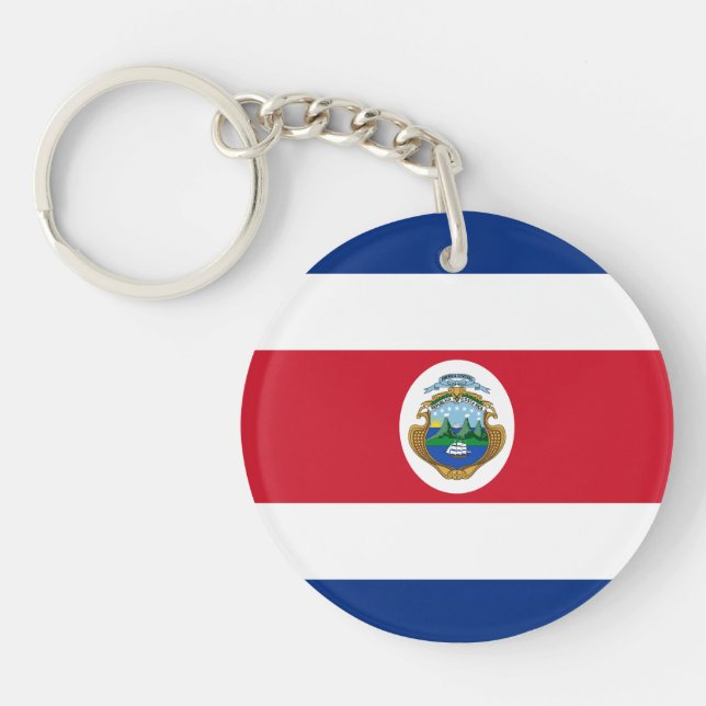 Drapeau patriotique du Costa Rica (Devant)