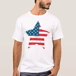 Drapeau patriotique masculin T-shirt