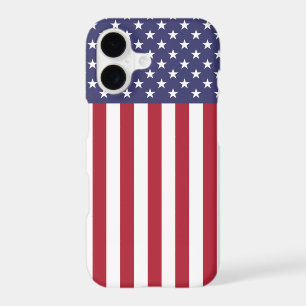 Drapeau Patriotique Rouge Blanc Bleu Étoiles Et Fr