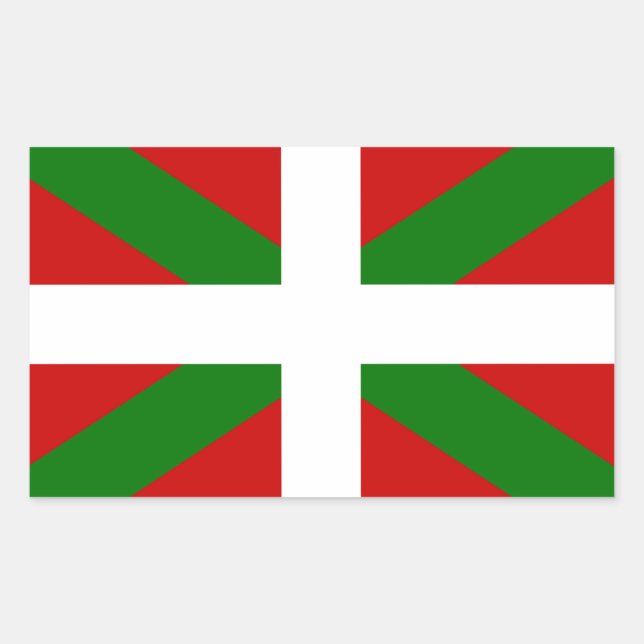 Drapeau pays Basque euskadi Sticker (Front)