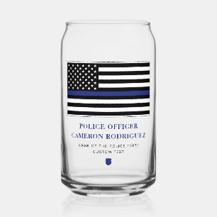 Drapeau personnalisé de l'officier de police de la