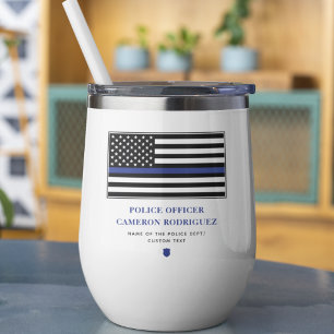 Drapeau personnalisé de l'officier de police de la