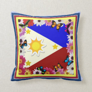 Drapeau philippin - coussin philippin de