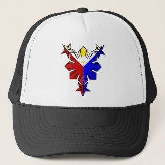 Drapeau philippin Sun et casquette d'étoiles