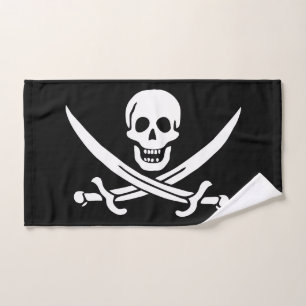 Drapeau pirate crâne épées croisées