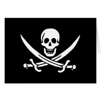 Drapeau pirate crâne épées croisées