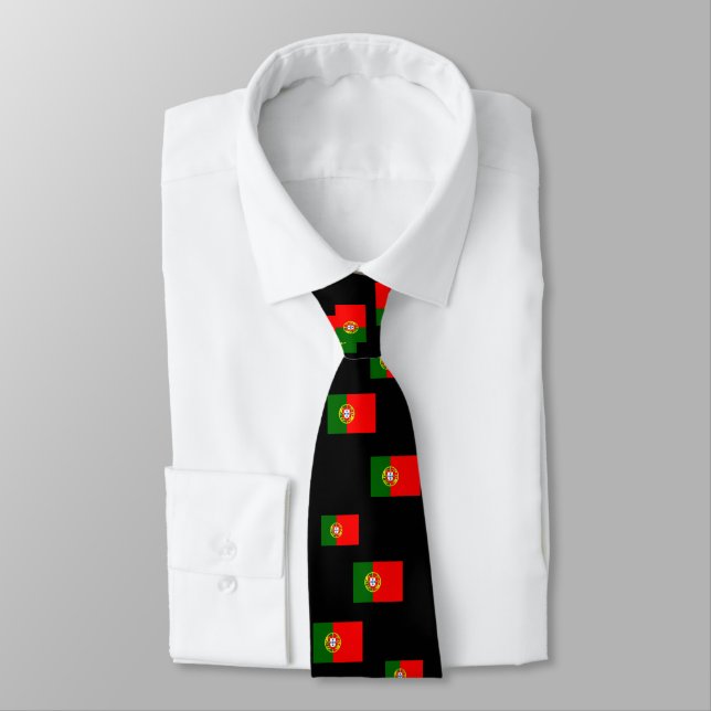Drapeau portugais Cravate classique (Attaché)