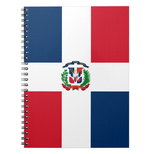 Drapeau République Dominicaine Carnet photo Spiral (Devant)