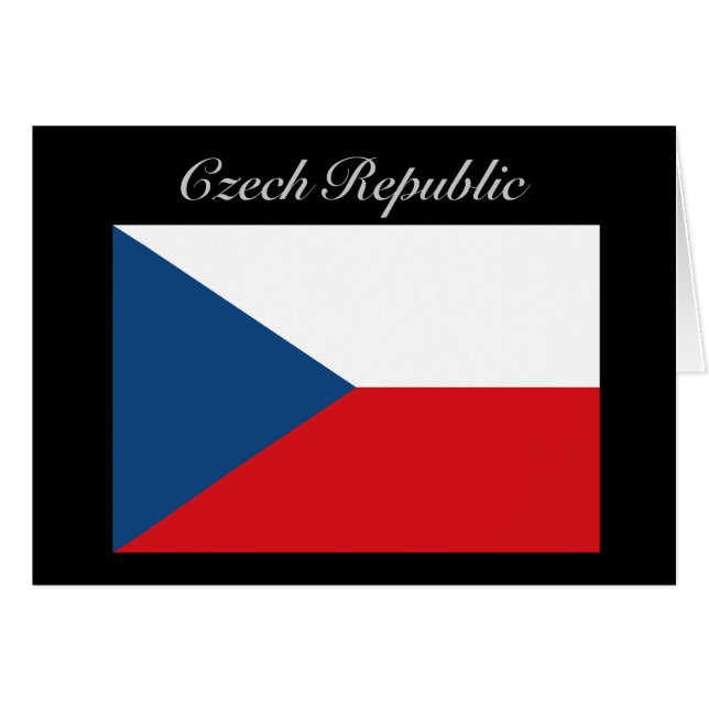 Drapeau République tchèque - Ceska Republika (Devant horizontal)