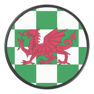 Drapeau rouge celtique mystique du dragon du Pays