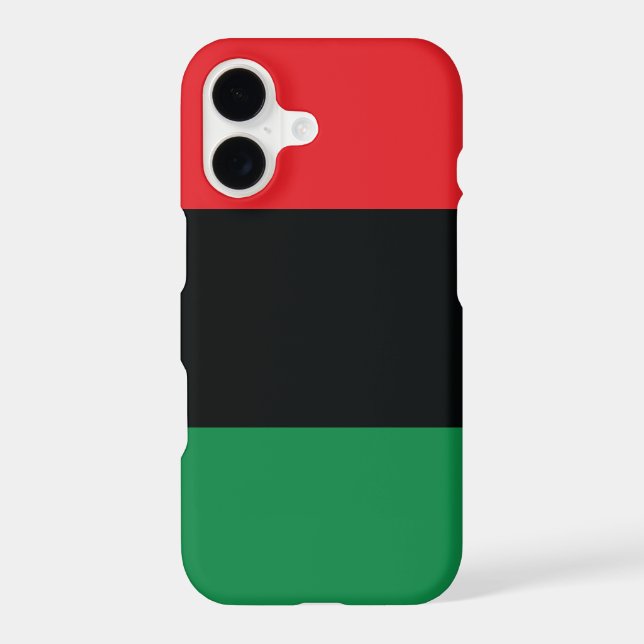 Drapeau rouge, noir et vert (Verso)