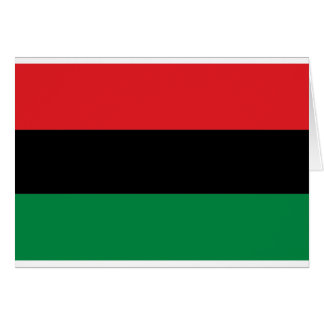 Drapeau rouge noir et vert