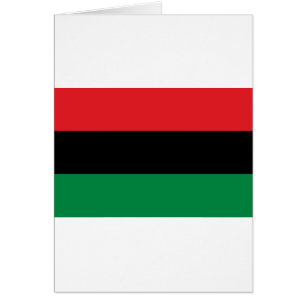 Drapeau rouge noir et vert
