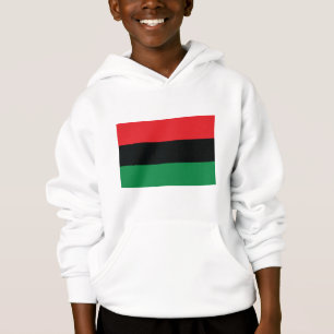 Drapeau rouge, noir et vert