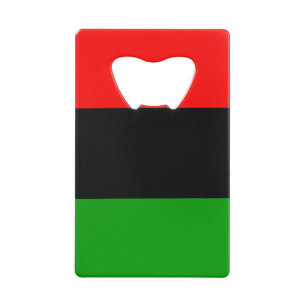Drapeau rouge, noir, vert d'Africain de casserole