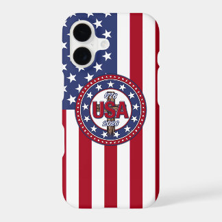 Drapeau Rugged Cross USA 1776-2026