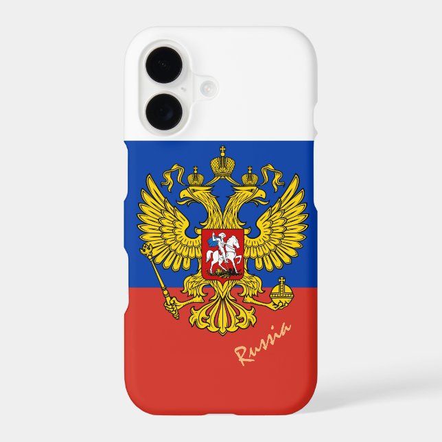 Drapeau russe Coque, Russie mode / sports (Verso)