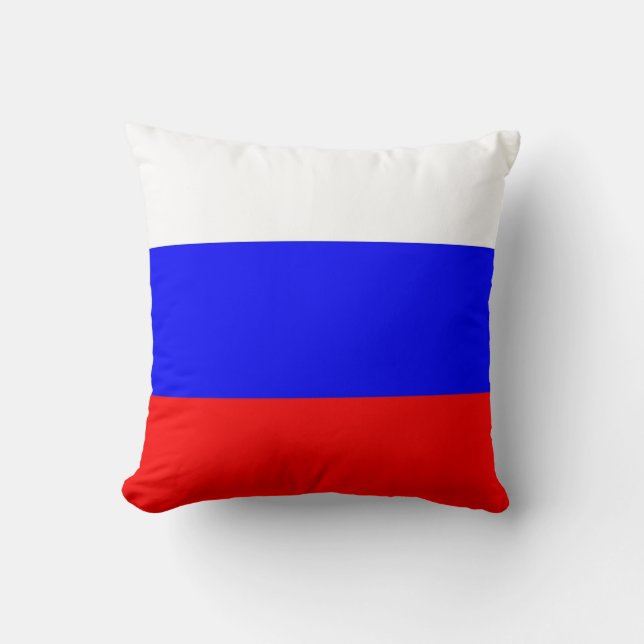 Drapeau russe sur le Coussin américain MoJo (Recto)