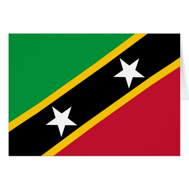 Drapeau Saint-Kitts-et-Nevis (Devant horizontal)