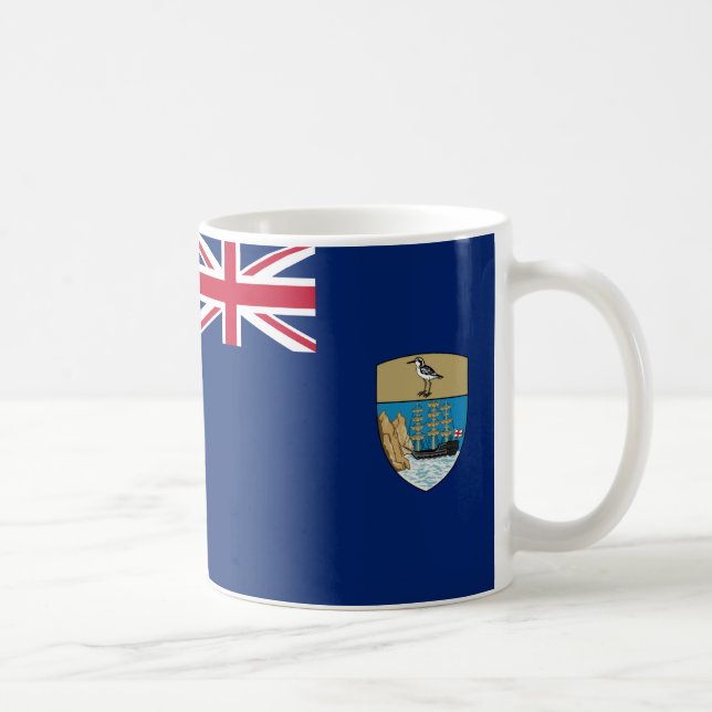 Drapeau Sainte-Hélène Céramique Café Mug (Droite)