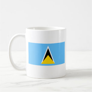 Drapeau Sainte-Lucie ~ Carte Mug