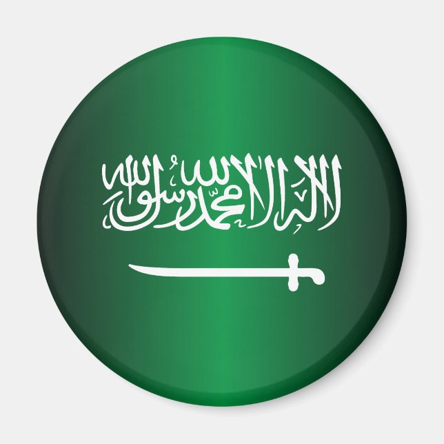 Drapeau saoudien Magnets (Devant)