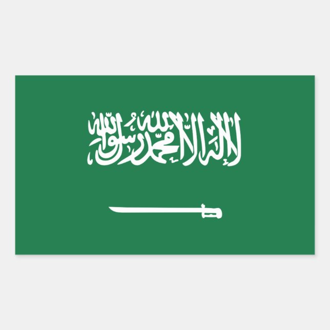 Drapeau saoudien Stickers (Devant)