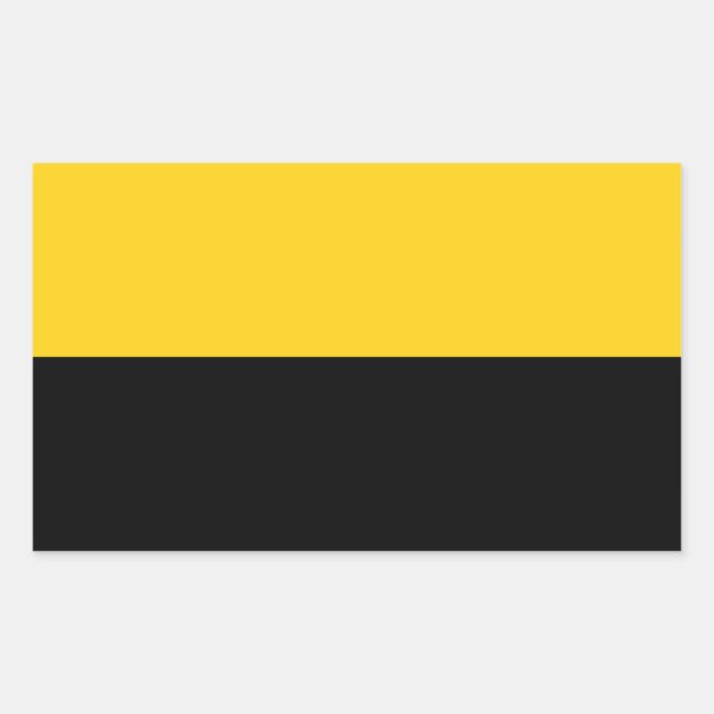 Drapeau Saxe-Anhalt Sticker rectangulaire (Devant)