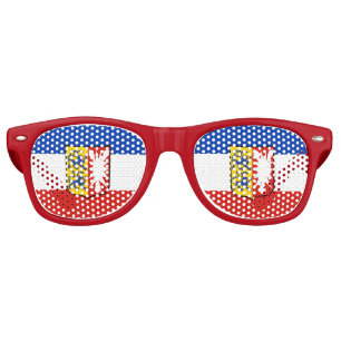Drapeau Schleswig-Holstein Lunettes de soleil rétr